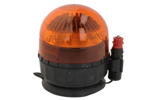 Girofar (portocaliu, 10/30V, LED, fixare magnetica, nr programe 1, flash dublu; cu cablu si priza alimentare bricheta)