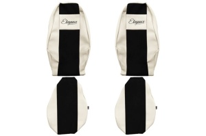 Husa scaun ELEGANCE S potrivit VOLVO FH III, FH16 III, FM III dupa 2020 (sampanie, piele ECO)