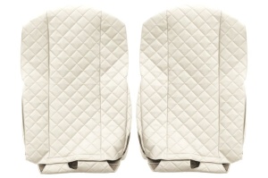 Huse scaun camion Elegance (bej, material eco-piele / velur, serie ELEGANCE) potrivit FORD F-MAX - Img 2
