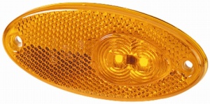 Lumina delimitare LED inaltime 45 latime 101,6 adancime 12,5, , lungime cablu 500, 24V (cu reflector)