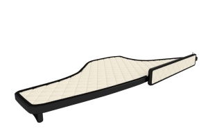 Raft interior cabina potrivit DAF XF II, XG, XG+ dupa 2021 (lung, culoare: sampanie, serie: ELEGANCE Q) - Img 2