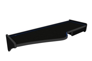 Raft polita interior cabina (lung; sertar suplimentar sub blatul mesei, dublu, cu sertar, culoare: albastru, serie: CLASSIC) potrivit SCANIA R
