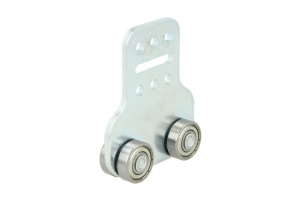 Rola culisare acoperis prelata diametru 19mm, dimensiune placa 59,5x68x36mm