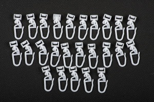 Set cleme carlig prindere perdea potrivit DAF; MERCEDES potrivit DAF 45, 55, 65, 65 CF, 75, 75 CF, 85, 85 CF, 95, 95 XF, CF, CF 65, CF 75, CF 85, DB, F 1000, F 1100, F 1300, F 1500 - Img 2