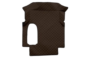 Set covor podea camion potrivit MAN ECO-LEATHER, set 3 buc. (material - eco-piele, culoare - maro, cabina lata 250 cm) potrivit MAN TGA dupa 1999 - Img 3
