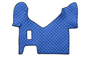 Set covorase podea camion potrivit Iveco ECO-LEATHER, set 3 buc. (material - eco-piele, culoare - albastru, pentru transmisie manuala) potrivit IVECO STRALIS - Img 3