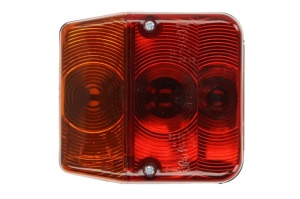Stop spate Dreapta/Stanga (12/24V, cu indicator, cu lumini frana, lumini parcare/pozitie, cu iluminare numar de inmatriculare, fara reflector, cu ochi de sarma)