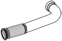 Teava esapament (lungime:740mm) potrivit DAF CF 65 GR165S1 2006-2013