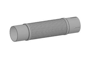 Teava flexibil esapament potrivit MERCEDES LK/LN2, VARIO (B667, B670, B668) OM356.906-OM904.923 1984-2013