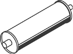 Toba esapament Mijloc potrivit MERCEDES VARIO, VARIO (B667, B670, B668), VARIO (B670), VARIO (B670, B668, B667) OM602.984-OM904.923 dupa 1996
