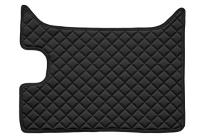 Covor podea camion potrivit DAF tunel central ECO-LEATHER, 1 bucata (material - eco-piele, culoare - negru, pentru transmisie manuala) potrivit DAF XF 105