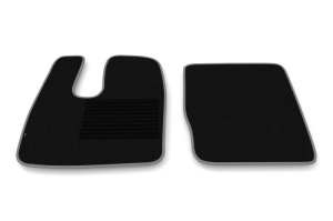 Covor podea camion potrivit MAN, cabina ingusta M, L, XL, LX, XLX, sofer + pasager, velur, 2 bucati (material - velur, culoare - gri) potrivit MAN TGA, TGL dupa 2000 - Img 2