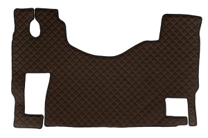 Covor podea camion potrivit MERCEDES, Scaun fix pentru pasager podea plata, ECO-LEATHER, 1 bucata (material - eco-piele, culoare - bej)