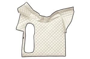 Covor podea camion potrivit VOLVO, fara compartiment in carcasa cutiei de viteze, ECO-LEATHER, set 3 buc. (material - eco-piele, culoare - gri) - Img 3