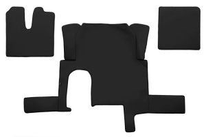Covoras podea camion set 3 buc (material - eco-leather negru transmisie automata) potrivit MAN TGX 2006-2021