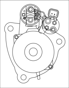 Electromotor (24V) DAF; camion SOLARIS - Img 3