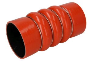 Furtun intercooler (Partea evacuarii, 88mmx200mm, rosu) potrivit IVECO S-WAY, STRALIS I, STRALIS II, TRAKKER I, TRAKKER II, X-WAY dupa 2004