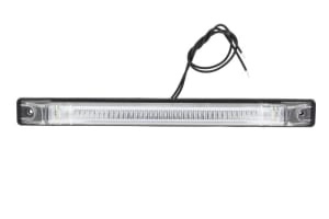 Lampa lumina interior (white, LED, 12/24V, 254mm, 24mm, 18mm, 0.3m cablu; dispersor transparent)