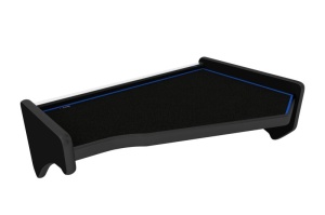 Raft polita interior cabina (mijloc, culoare: albastru, serie: CLASSIC) potrivit SCANIA