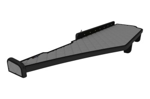 Raft polita interior cabina (panou LED, lumina alba; cabina ingusta 230 cm; lung, lung, culoare: gri, serie: ELEGANCE) potrivit MERCEDES