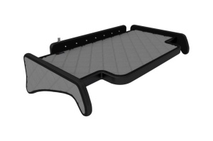 Raft polita interior cabina (panou LED, lumina alba; cabina larga XXL; mijloc, cabina, culoare: gri, serie: ELEGANCE) potrivit MAN