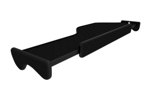 Raft polita interior cabina (panou LED, lumina alba; lung, lung, culoare: negru, serie: ELEGANCE) potrivit DAF - Img 3