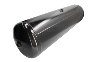 Rezervor aer sistem compresor POLMO diametru 246mm/lungime940mm/ debit 40dm/3, 3xM22x1, 5 singular, Dublu, partea opusa, drenare M22x1, 5