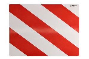 Semn avertizare dreapta pentru incarcatura mare; fara lumina 300mm x 400mm