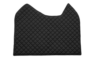 Set covor podea camion Mercedes Actros scaun pasager convertibil, ECO-LEATHER, set 3 buc. (material - eco-piele, culoare - negru, cabina lata 250 cm) - Img 3