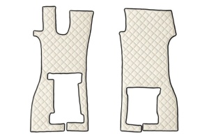 Set covor podea camion potrivit Scania scaun pasager convertibil, ECO-LEATHER, set 4 bucati (material - eco-piele, culoare - bej) potrivit SCANIA L dupa 2016 - Img 2