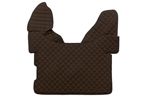 Set covorase podea camion potrivit DAF ECO-LEATHER, set 3 buc. (material - eco-piele, culoare - maro, transmisie automata) potrivit DAF XF 105, XF 106 dupa 2005 - Img 3