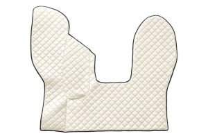 Set covorase podea camion potrivit DAF ECO-LEATHER, set 3 buc. (material - eco-piele, culoare - bej, transmisie automata) potrivit DAF dupa 2013 - Img 3