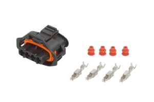 Stecher potrivit VOLVO C70 II, S60 II, V60 I, XC60 I, XC70 II; ALFA ROMEO 147, 156, 159, 4C SPIDER, BRERA, GIULIETTA, MITO, SPIDER dupa 1994 (numar pini: 4, forma mufa: oval, feminin)
