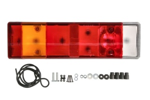 Stop spate Dreapta/Stanga potrivit MAN E2000, F2000, L2000, M 2000 L, M 2000 M, M90 dupa 1990 (24V, reflector, garda laterala, conector: Rear AMP 7PIN Bayonet)