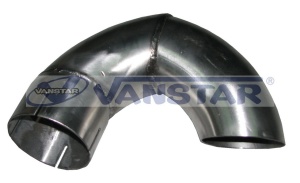 Teava esapament (lungime:227mm) potrivit DAF LF 45, LF 55 CE136C/CE162C/CE184C dupa 2001