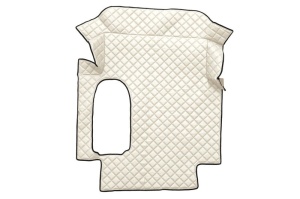 Covor podea camion potrivit MAN tunel central ECO-LEATHER, 1 bucata (material - eco-piele, culoare - bej, cabina lata 250 cm) potrivit MAN TGA dupa 1999