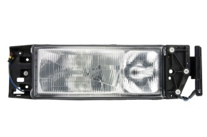 Far dreapta H3/H4/T4W, electric, fundal argintiu IVECO EUROSTAR, EUROTECH MP, EUROTECH MT dupa 1992