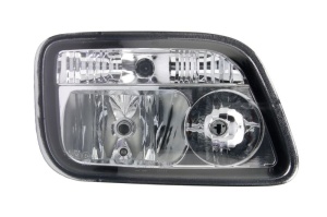 Far stanga H1/H7, electric, fundal crom MERCEDES ACTROS MP2 / MP3 dupa 2002