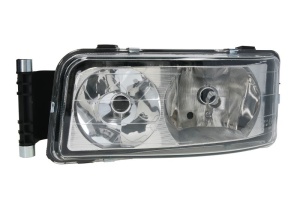 Far Stanga potrivit MAN LION´S STAR, M 2000 L, TGA, TGS I dupa 1995 (2*H7/W5W, electric, cu motor, culoare insert: argintiu)