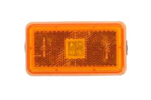 Lampa gabarit Dreapta/Stanga, forma: dreptunghiular, portocaliu, LED, inaltime 54mm; latime 104mm, 24V potrivita SCANIA G I; VOLVO FH, FH16 dupa 2004