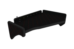 Raft interior cabina Mijloc potrivit SCANIA R II, S dupa 2016 (Panou LED, lumina alba, culoare: negru/rosu, serie: ELEGANCE)