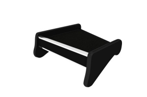 Raft polita interior cabina (mijloc, culoare: negru, serie: CLASSIC) potrivit IVECO - Img 2