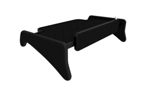 Raft polita interior cabina (panou LED, lumina alba; cabina larga XXL; mijloc, cabina, culoare: negru, serie: ELEGANCE) potrivit MAN - Img 3