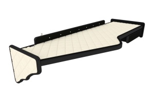 Raft polita interior cabina (panou LED, lumina alba; lung; sertar suplimentar sub blatul mesei, lung, culoare: bej, serie: ELEGANCE) potrivit SCANIA