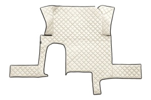 Set covor podea camion potrivit MAN un sertar, ECO-LEATHER, set 3 buc. (material - eco-piele, culoare - bej, transmisie automata) potrivit MAN TGX - Img 3