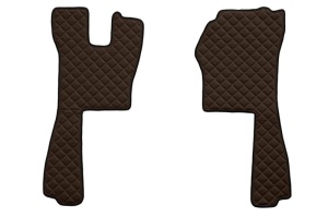Set covor podea camion potrivit Scania ECO-LEATHER, set 5 buc (material - eco-piele, culoare - maro, transmisie automata) potrivit SCANIA P,G,R,T dupa 2004 - Img 2