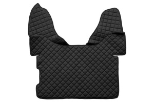 Set covorase podea camion potrivit DAF ECO-LEATHER, set 3 buc. (material - eco-piele, culoare - negru, transmisie automata) potrivit DAF XF 105, XF 106 dupa 2005 - Img 3
