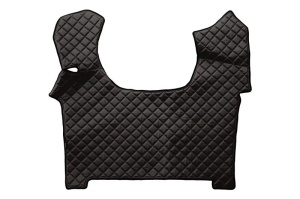 Set covorase podea camion potrivit Iveco ECO-LEATHER (material - eco-piele, culoare - negru/rosu, transmisie automata) potrivit IVECO S-WAY dupa 2019 - Img 3