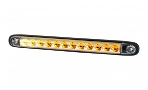 spate Lampa Semnalizator stanga/dreapta LED, 257x26,8x20,1, suprafata, fire 2x0,75 1m