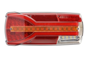 Stop lampa spate stanga CARMEN LED, 12/24V, semnalizator, anti-Proiectoare ceata, lumini marsarier, lampa stop, lumina parcare, reflector, rosu stop deschis